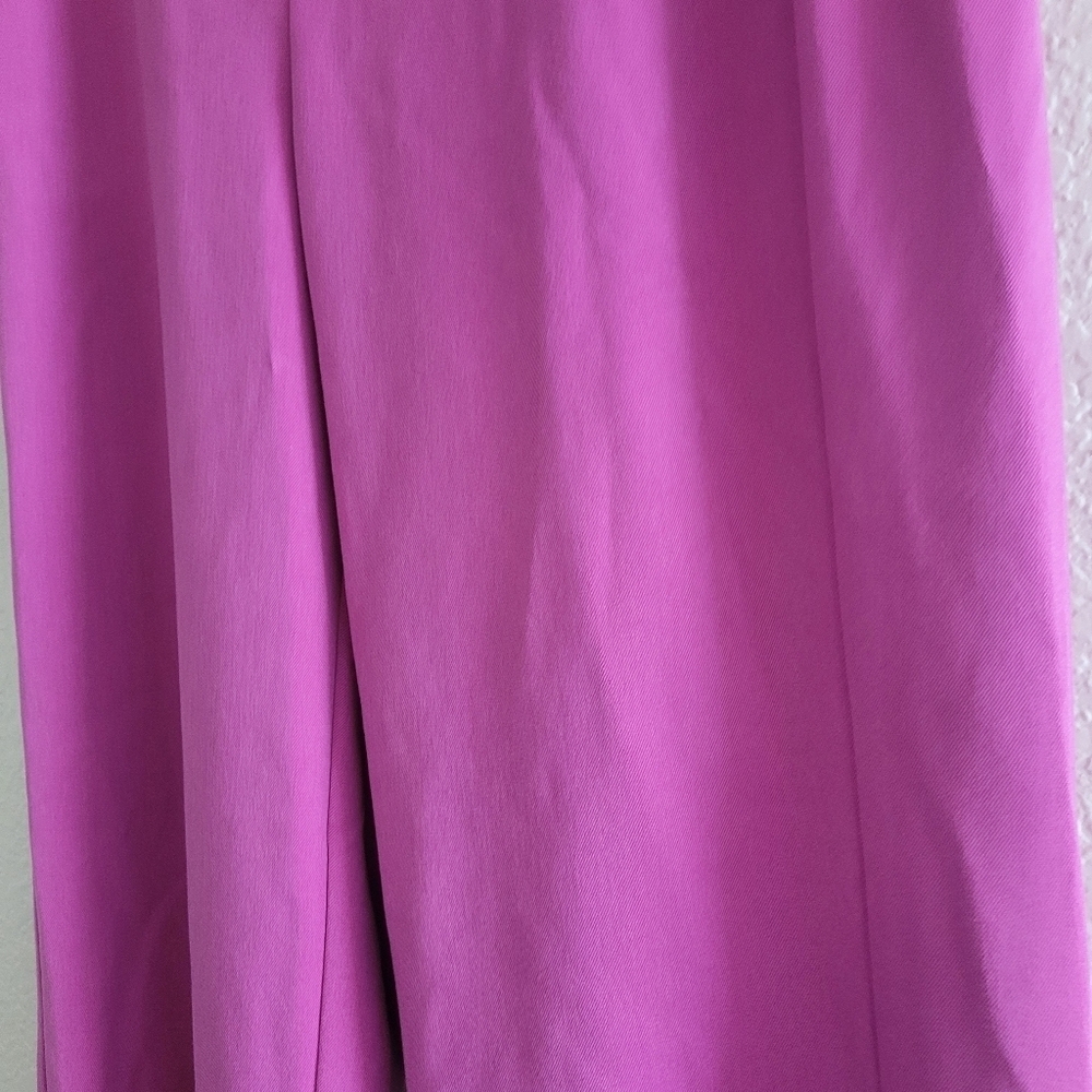 Nic+Zoe NWT Work it Wide Leg Pocket Trouser Orchid Petal Pants Size 4 - Picture 3 of 6